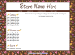 Bright Flowers Template