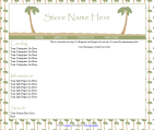Summer Palm Tree Template