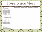 Sandy Brown Curl Template
